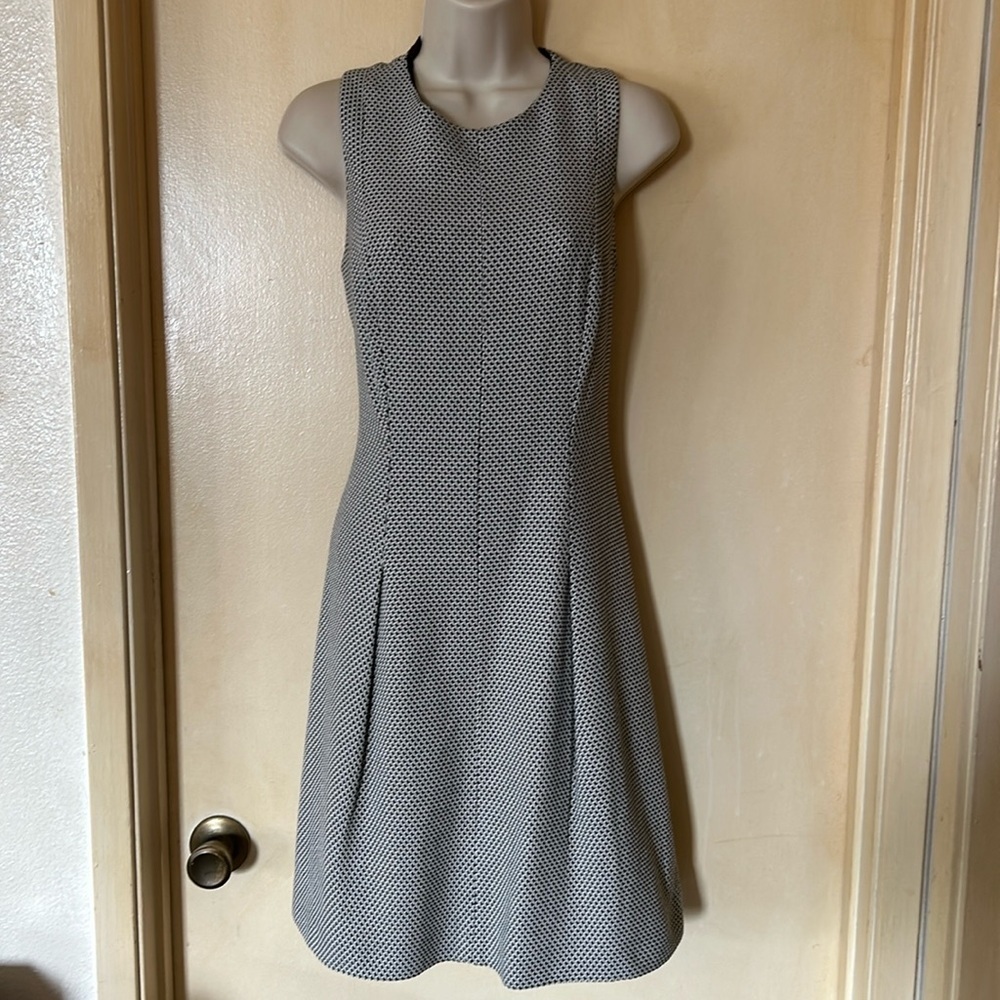 Boden Black and White Polka Dot Midi Dress